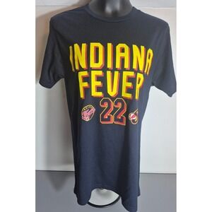 Caitlin Clark WNBA Indiana Fever Unisex Adult S #22 T-Shirt Navy Blue NEW NWT